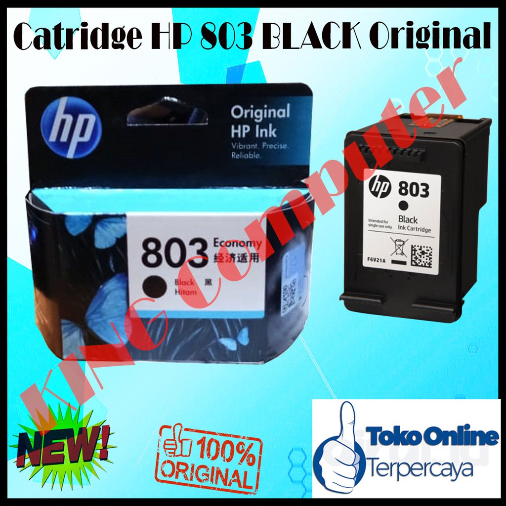 Cartridge Tinta HP 803 Black Original