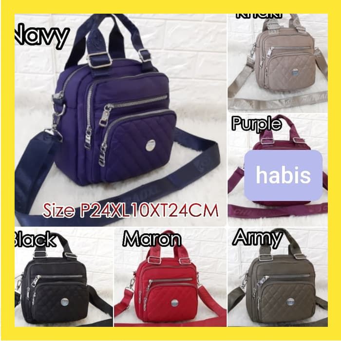 TAS CHIBAO 3IN1 SELEMPANG WANITA IMPORT CHIBAO 3 FUNGSI SELEMPANG RANSEL JINJING FS139