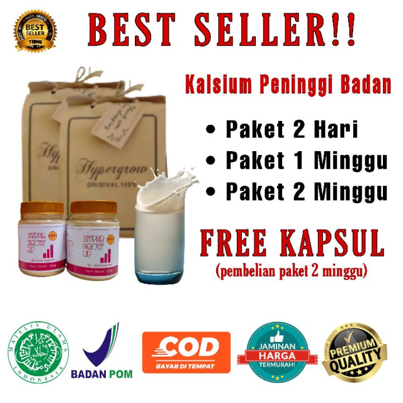 

BEST SELLER! Hypergrow Up Original Susu Peninggi Badan Hanya dalam Hitungan Hari