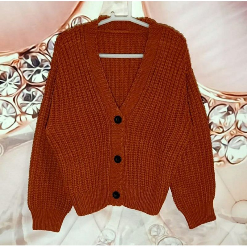 Nakara Cardigan Rajut Premium / Cardigan Wanita Oversized / Cardigan Korean Style Rajut Premium