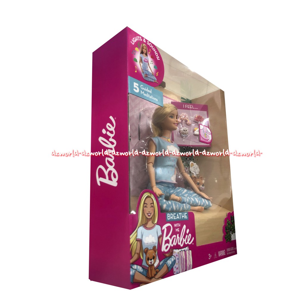 Barbie 5 Gulded Meditations Mainan Boneka Barbie Meditasi Yoga