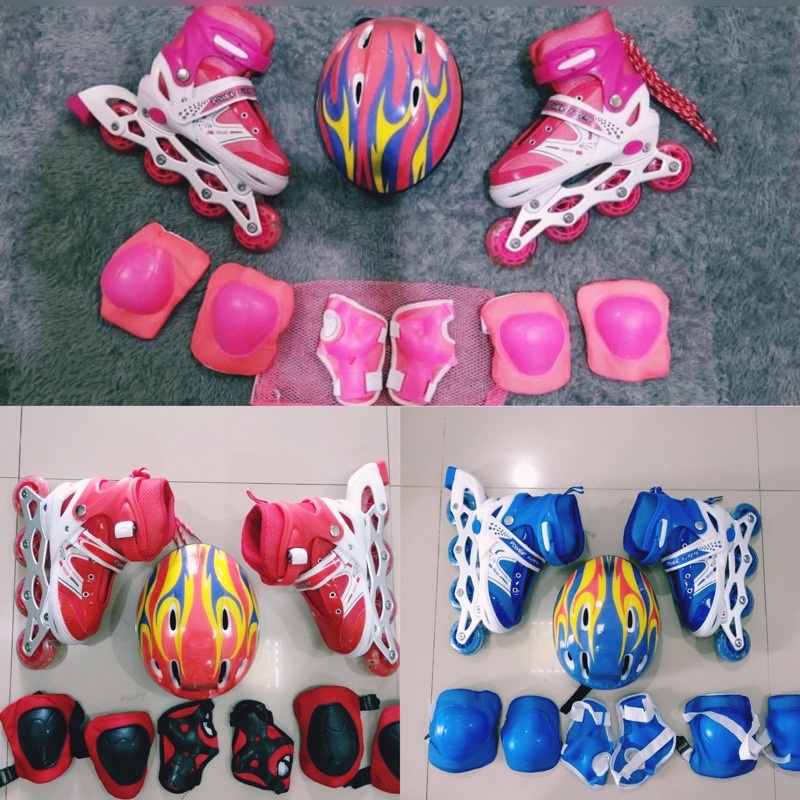 READY!! Sepatu Roda Anak Power Inline Skate / Power Roller Skate /  Mainan Sepatu Roda Anak-Anak