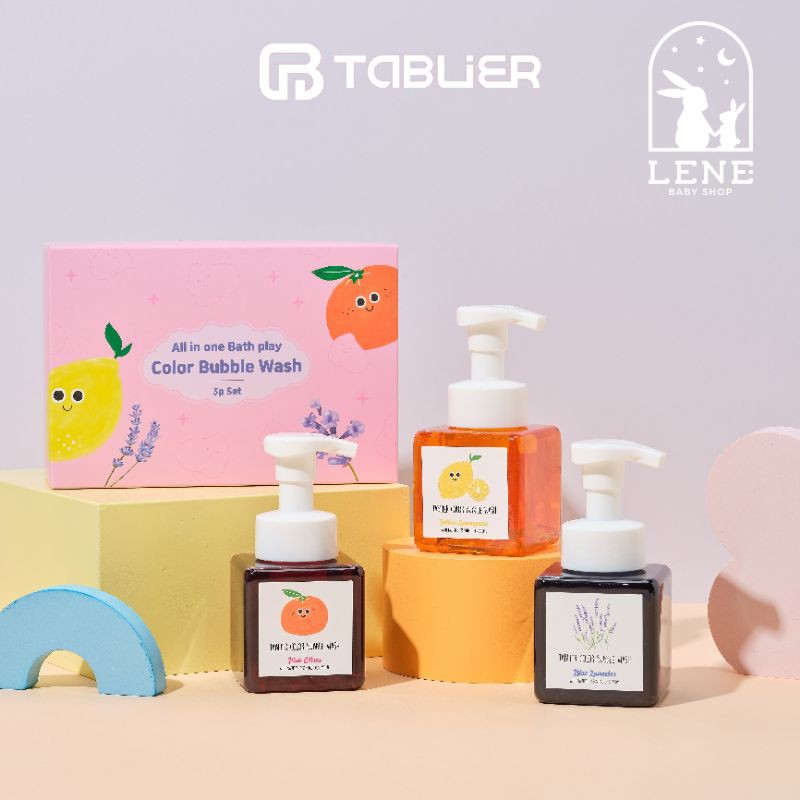 Tablier All in One Bath Play Color Bubble Wash + Flower Bubble Pump