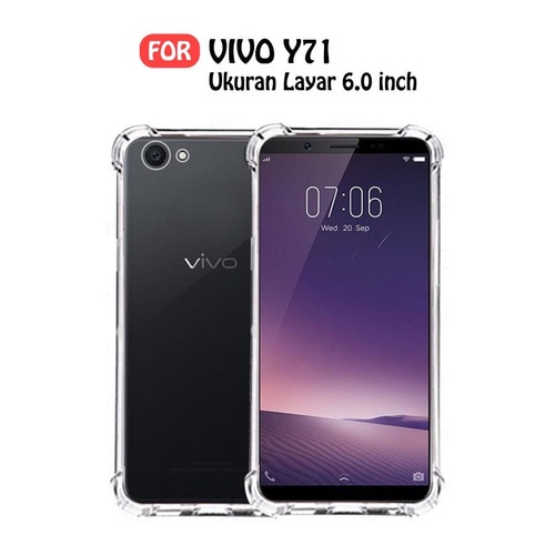 Softcase Vivo Y71 Anticrack Cesing Casing Kondom HP Silikon Bening Lentur