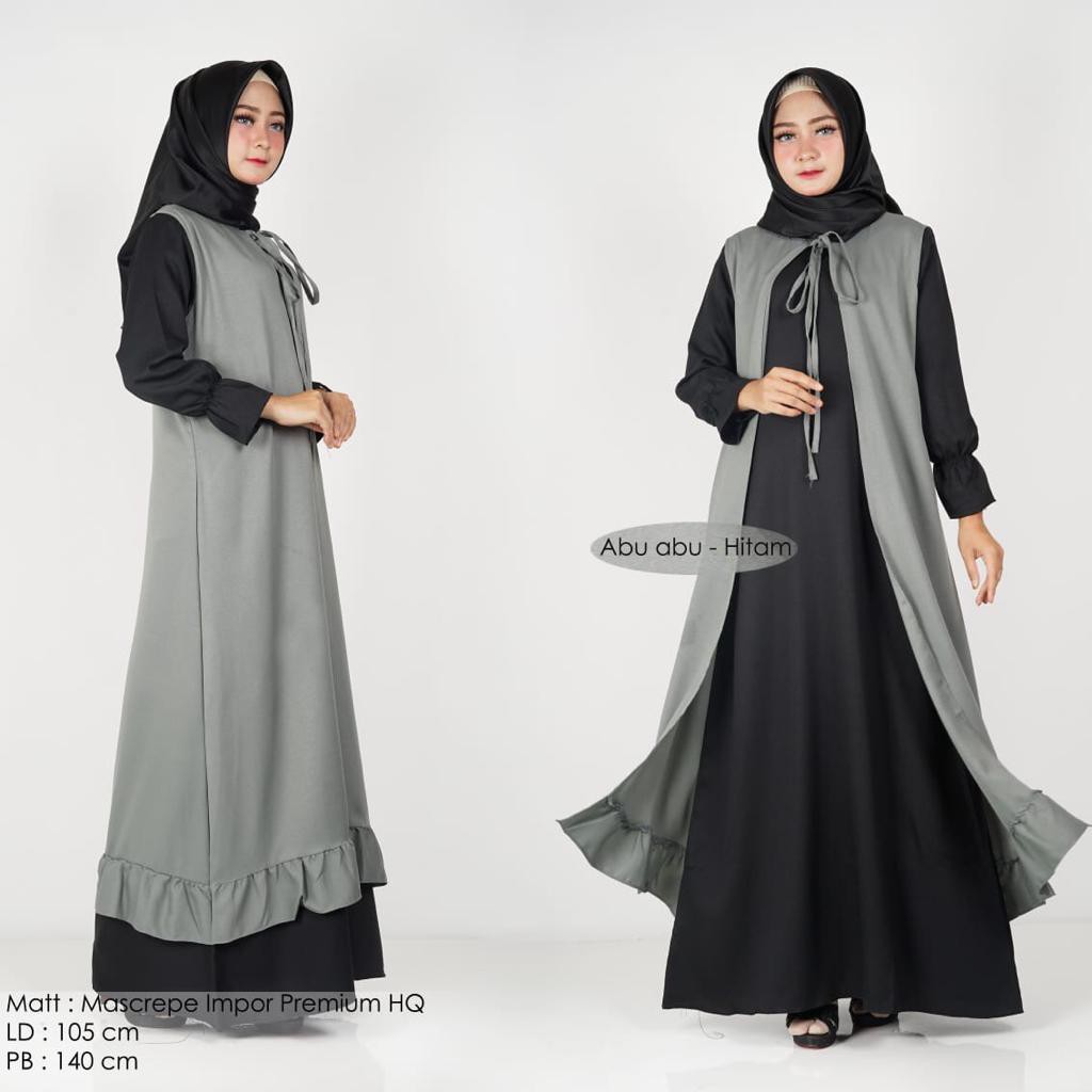 HOPYLOVY - Gamis Wanita Modern Marika