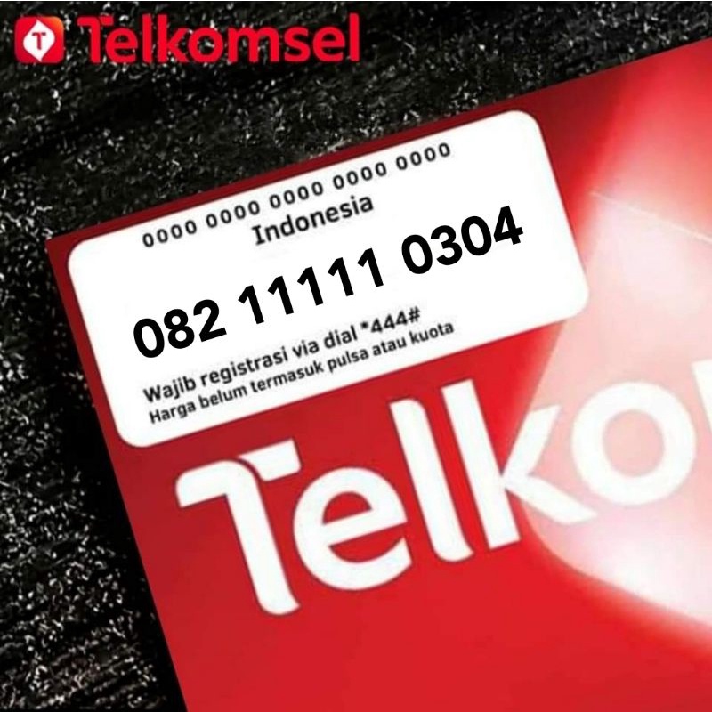 Nomor cantik kartu telkomsel 11111