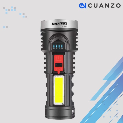 Senter LED Waterproof USB Cree XPE+COB 7800 Lumens / Senter LED Super Terang Jarak Jauh Anti Air / Senter Police SWAT Jarak Jauh Set Lengkap / Lampu Senter LED Police Super Terang Cas 2000 Meter / Alat Penerangan Jarak Jauh 1km Senter Luby Kecil Anti Air