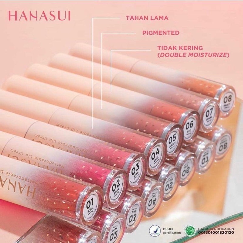 HANASUI MATTEDORABLE LIPCREAM ORIGINAL