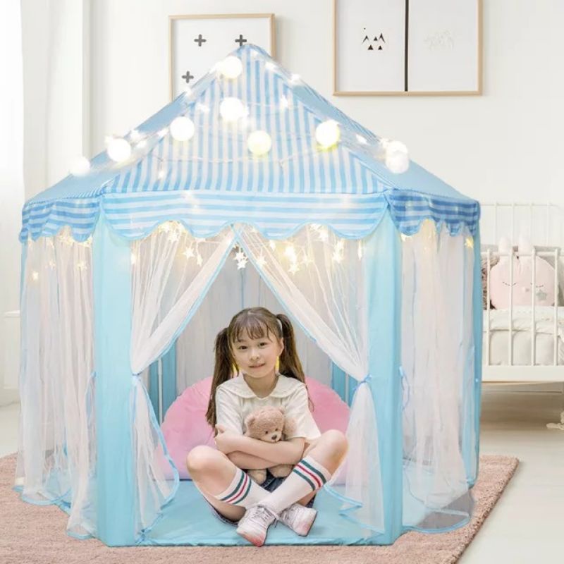 Tenda Anak Rumah Rumahan Princess Castle Castel Jumbo Besar - Mainan Anak Tenda Portable Murah