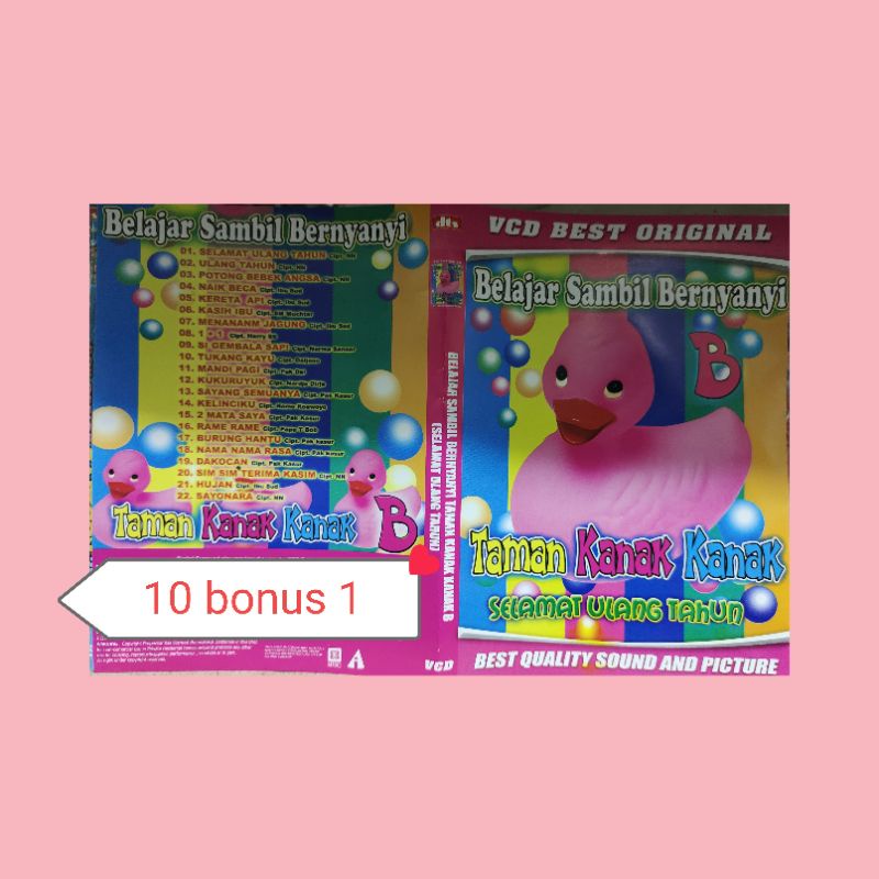 Kaset Lagu Anak " Taman Kanak Kanak B "