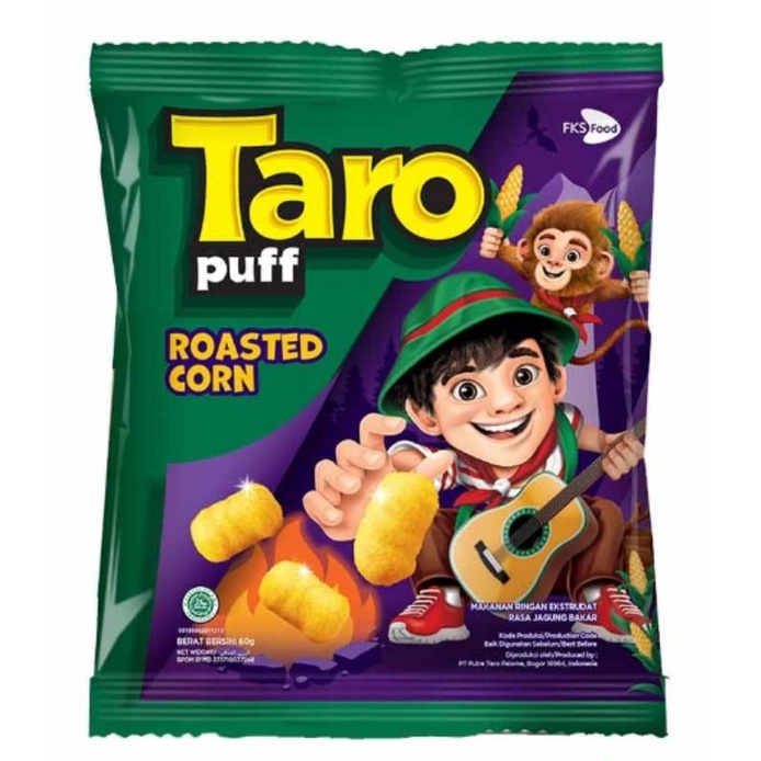 

Taro snack puff roasted corn 60gr