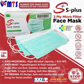 Cod Masker Earloop Tali Karet Lotus Face Mask Motor Debu Shopee Indonesia