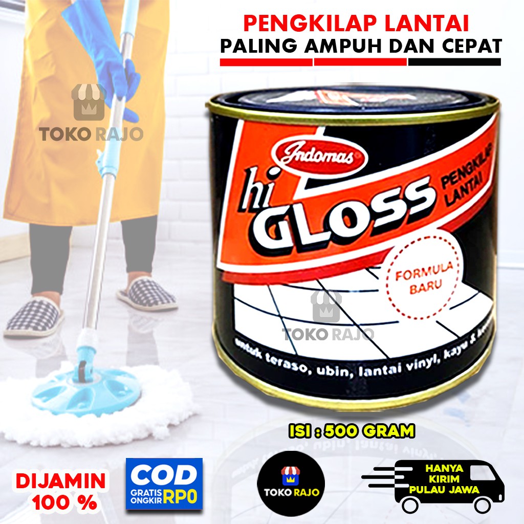 HI GLOSS PENGKILAP LANTAI KERAMIK MARMER KAYU VINYL TERASO UBIN