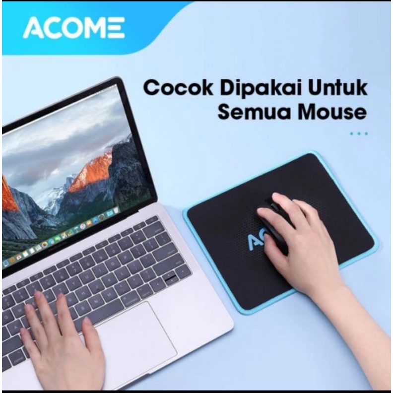 Acome AMP01 Fashion Mouse Pad Anti Slip ORIGINAL BEST QUALITY KARET