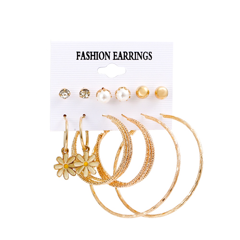 Set Anting Tusuk + Kalung Desain Kupu-Kupu Geometri Hias Mutiara Imitasi Untuk Wanita