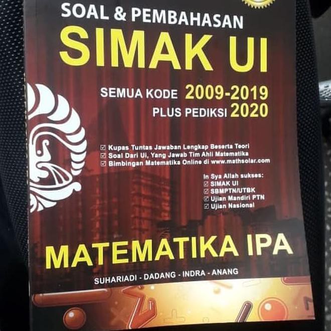 Buku Soal Dan Pembahasan Simak Ui Matematika Ipa 2009 2019 2020 Kode 227 Shopee Indonesia