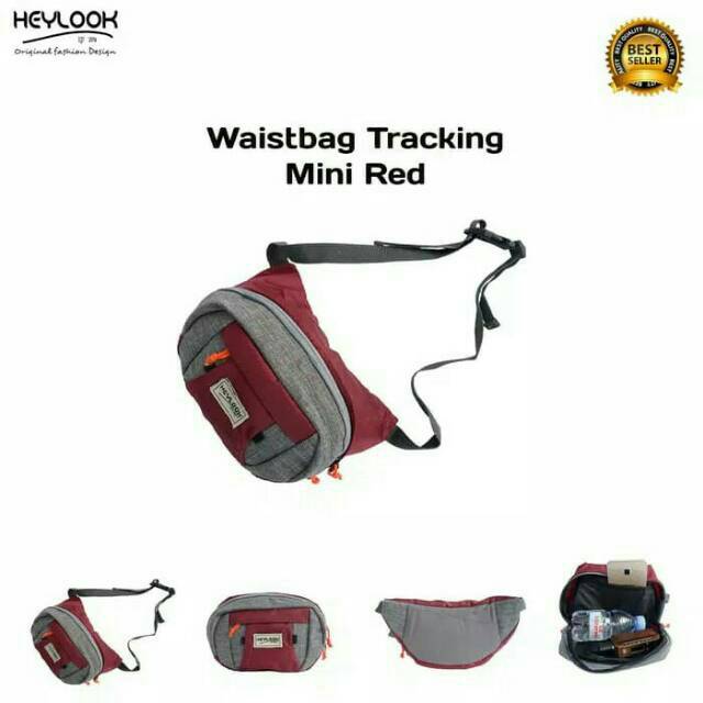 Waistbag Tracking / Tas Slempang Fashion Pria Wanita Trend Gaul