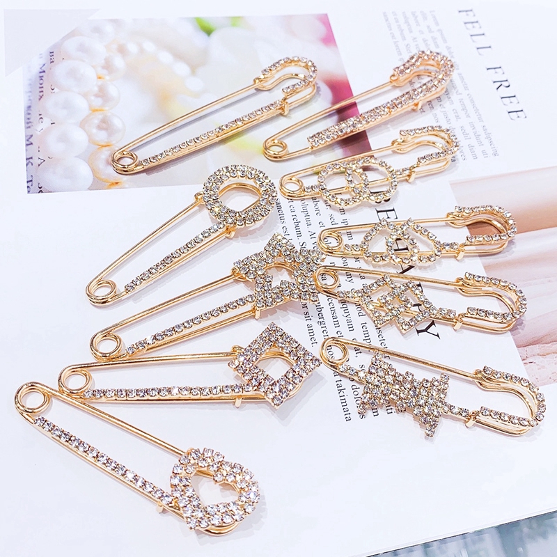 Bros Korea Mutiara bros Berlian Brooch Aksesoris Bros Pin-5