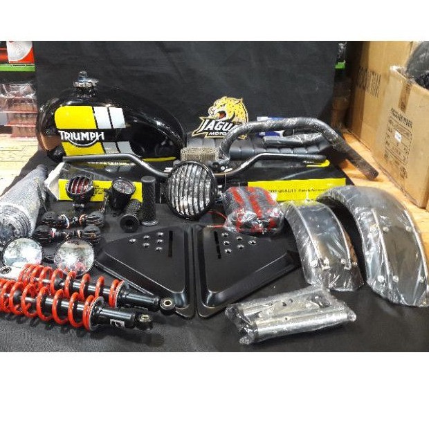 Paket  Body Japstyle Triumph Thunder 125 Megapro Old Tiger Old