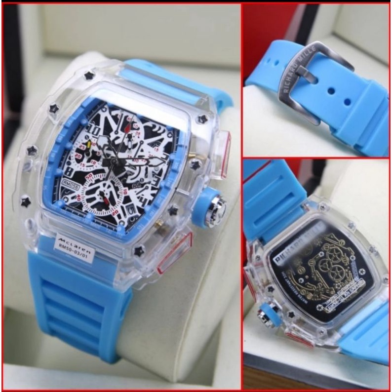 Rrm 50 Mclaren Jam Tangan Pria Sport Transparan Super Premium