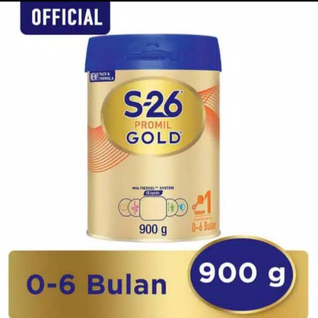 S-26 Promil Gold 900Gr Tahap 1 dan 2  - Susu Formula