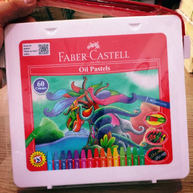 

Oil Pastel / Crayon Faber Castell 60 Warna