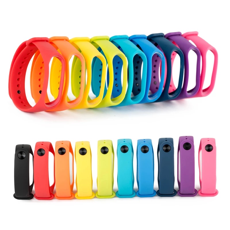 Tali✅Silicone Strap For MiBand Mi 4/5/6 Xiaomi Smartband Bracelet Tali