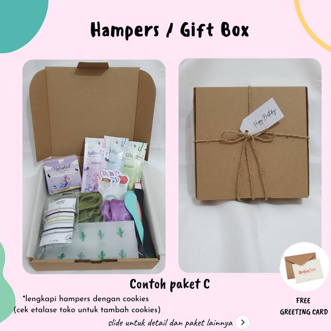

Best Product!!! Hampers Gift Box Birthday Ulang Tahun Graduation Wisuda Natal Lebaran - Paling Diminati