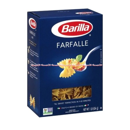 Barilla Farfalle Italia 500gr Makaroni Pita Barila Pasta Model Pita Durum Wheat Semolina Pasta Ribbon Instan Makanan Pasta Italia Farfale Parfale