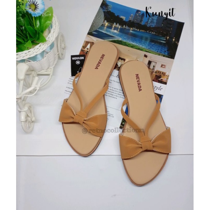 sandal slop wanita slip/sendal slop wanita nevada/slop T