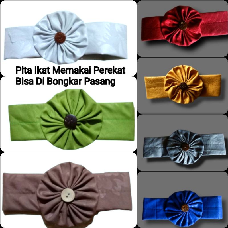 Pita Tali Ikat Bunga Gorden Kupu Jendela Dan Pintu Smokring Memakai Perekat