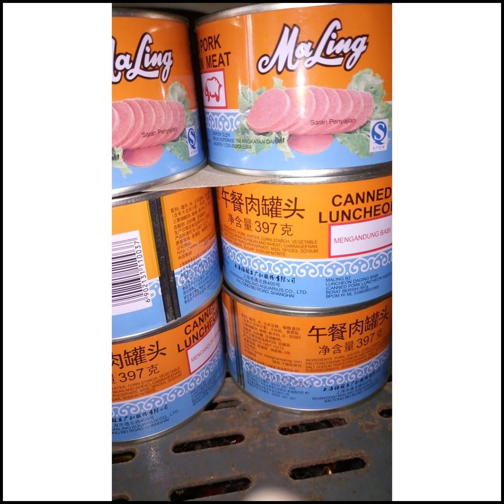 

Daging Maling Tts Canned Pork Luncheon Meat 397 Gram