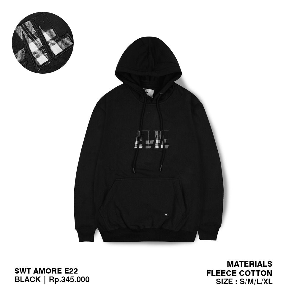 Evil Hoodie - Amore E22 Black
