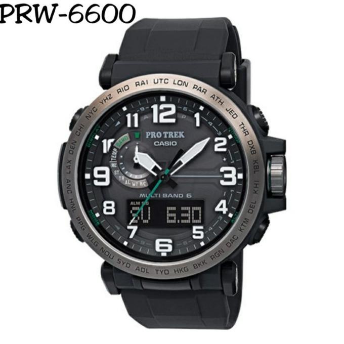 Jam Tangan Pria Protrek Type PRW 6600 Rubber Ori BM 48mm Fullset