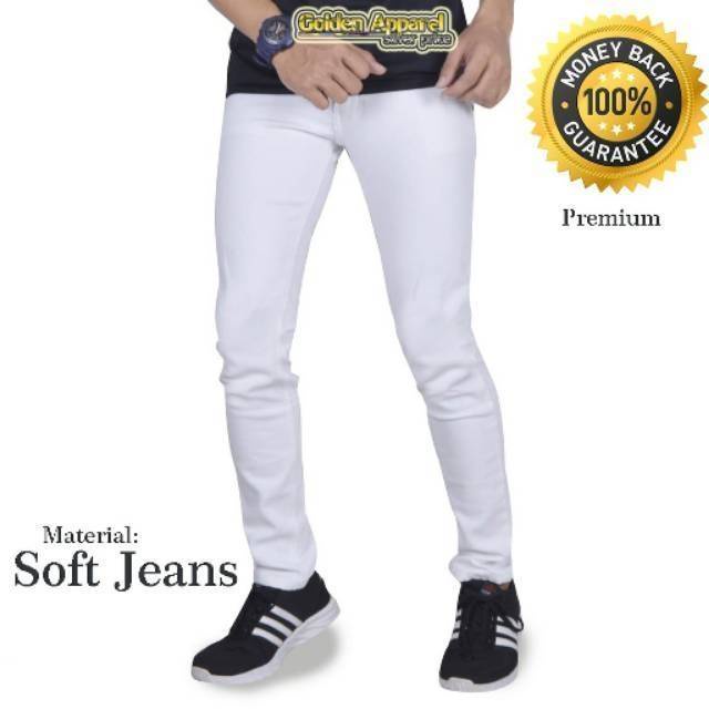 COD CELANA JEANS PUTIH SKINNY COWOK SPECIAL