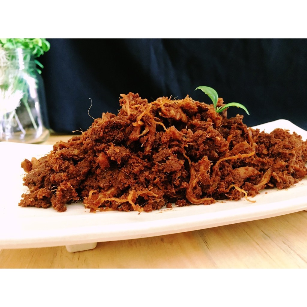 

Rendang Ayam Suwir Jando Merano / 200gr