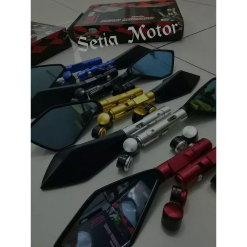 Spion Tomok Variasi Full CNC Sonic Cb150r Verza Megapro Tiger CBR
