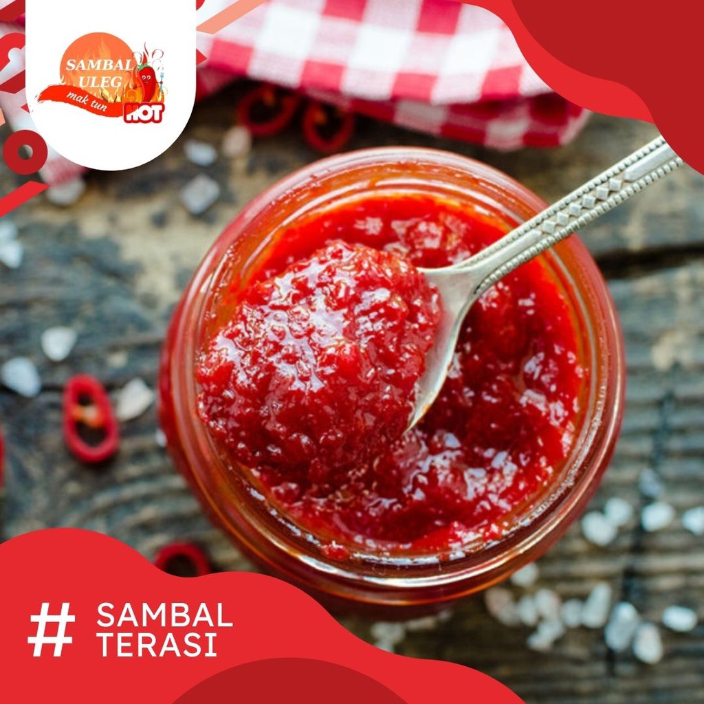 

Sambal Terasi, Sambal Terasi Udang, Sambel Terasi, Sambal Terasi pedas, Sambal Mercon, sambal uleg