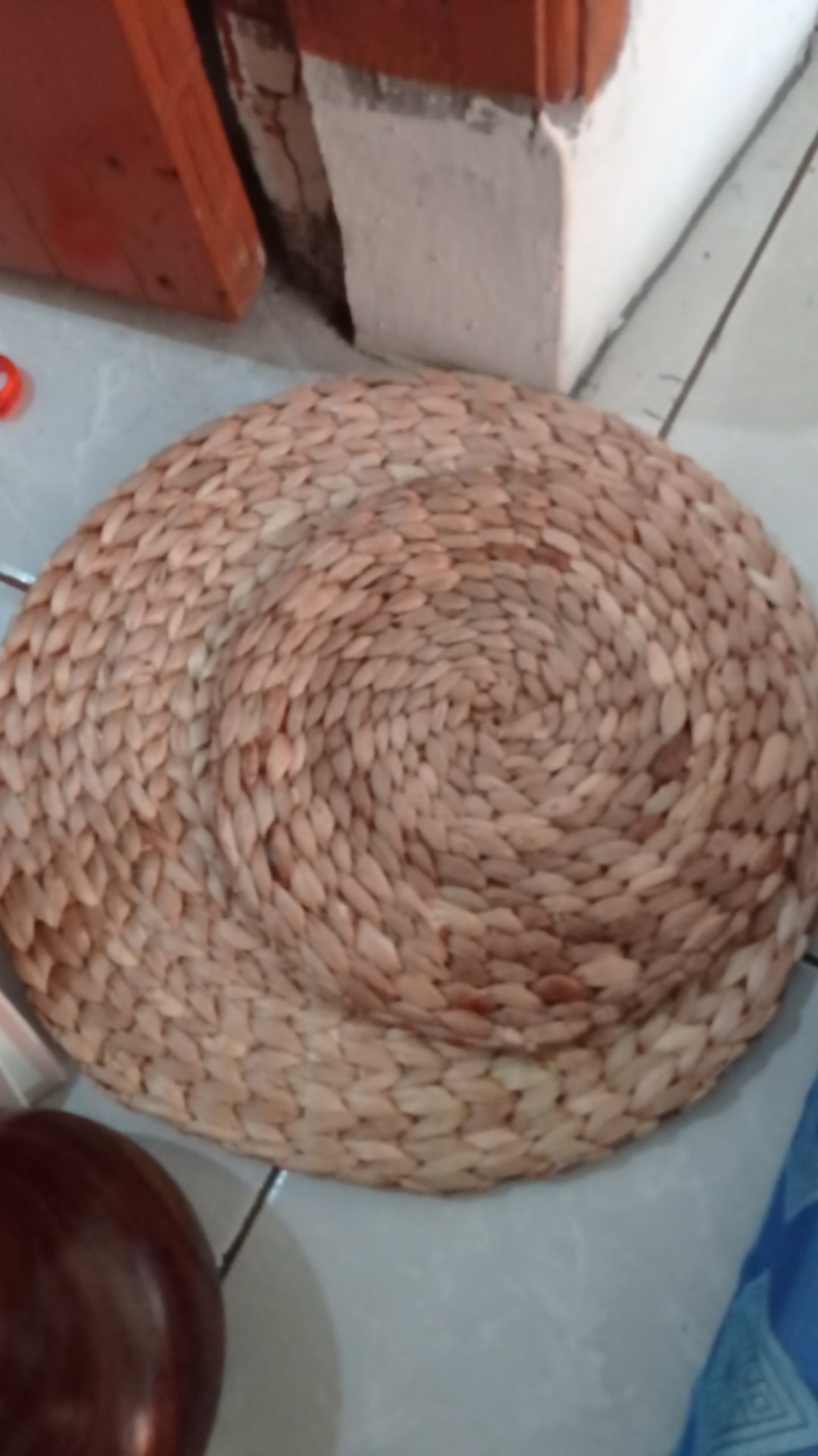 Bayar Di Tempat - Placemat Enceng Gondok / Tatakan Piring Enceng Gondok U 30cm Alas Piring