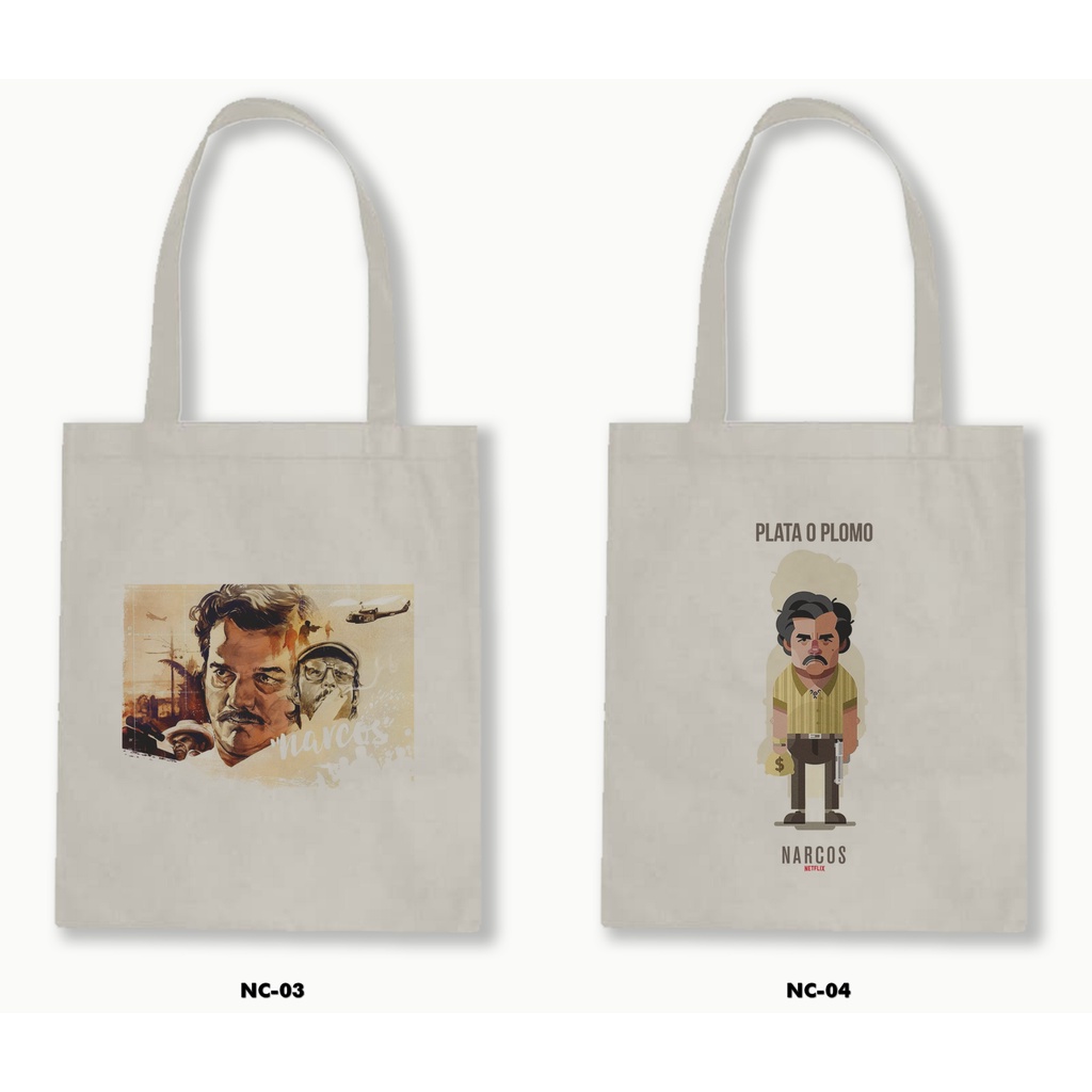 TOTE BAG BLACU - NARCOS NETFLIX