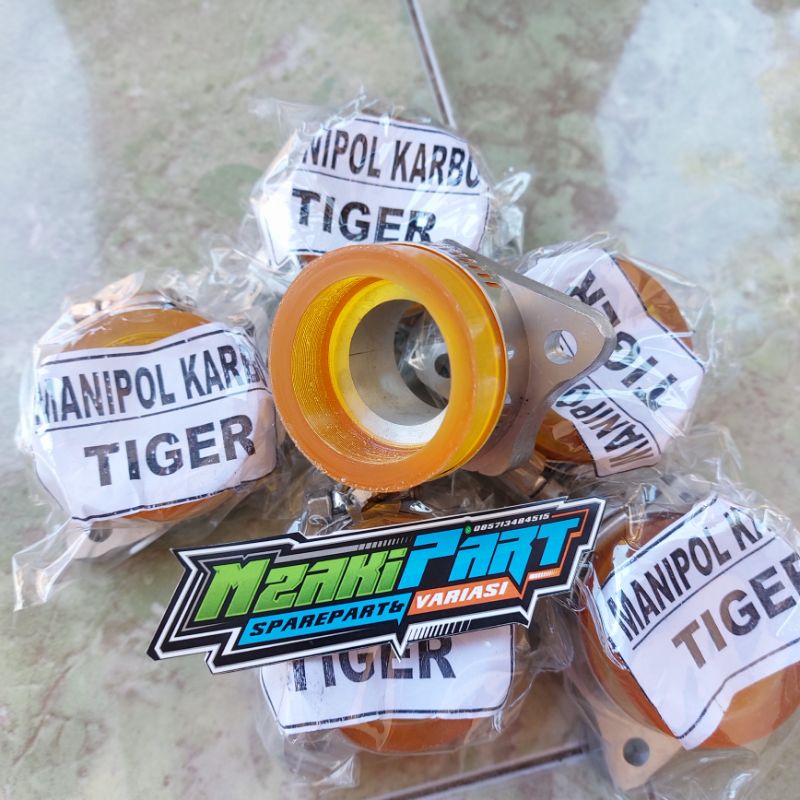 Intake manipol karbu tiger manifold teflon karbu tiger pnp cb gl mp tiger