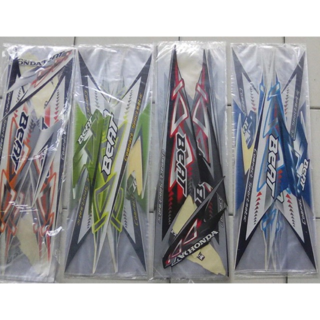 Stiker Striping Honda Beat Carbu 2012