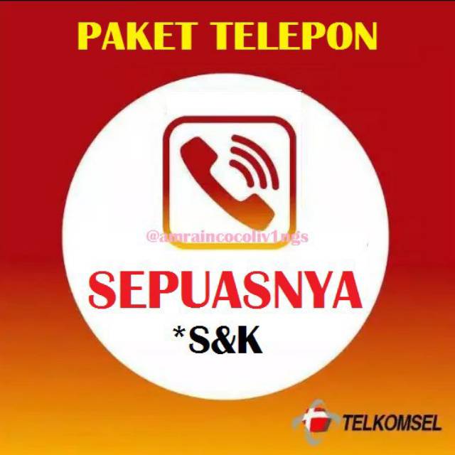 [BEST DEAL] Telkomsel Paket Telepon Sepuasnya