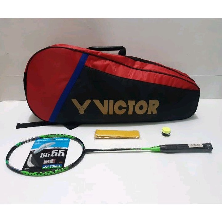 RAKET BADMINTON VICTOR THRUSTER K ONIGIRI LENGKAP