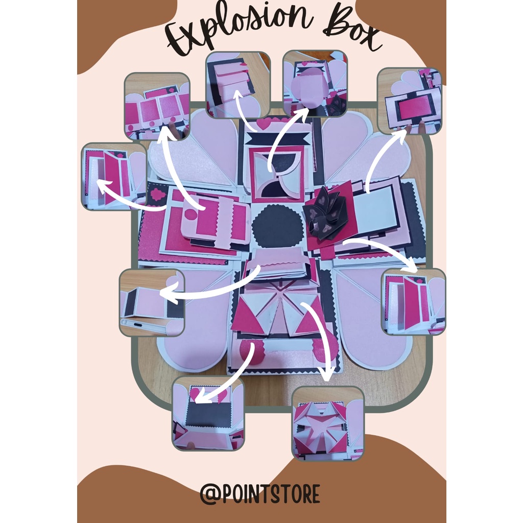 

Explosion box,kado ultah dll