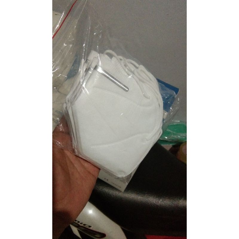 Kn95 Headloop Earloop Masker KN95 Headloop Earloop 5 Ply dan Masker 3 Ply Putih Medis