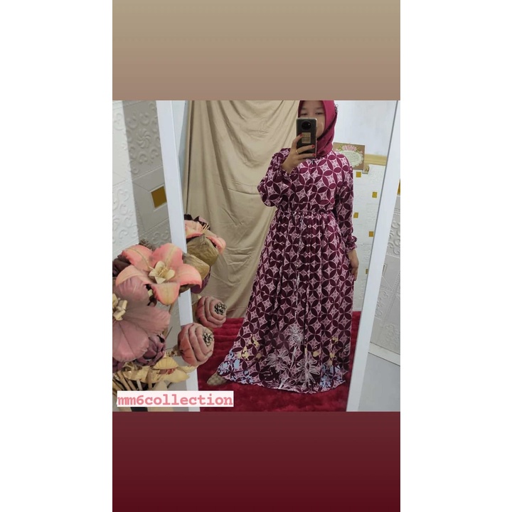 Pakaian wanita / Gamis Motif / Pakaian setelan wanita