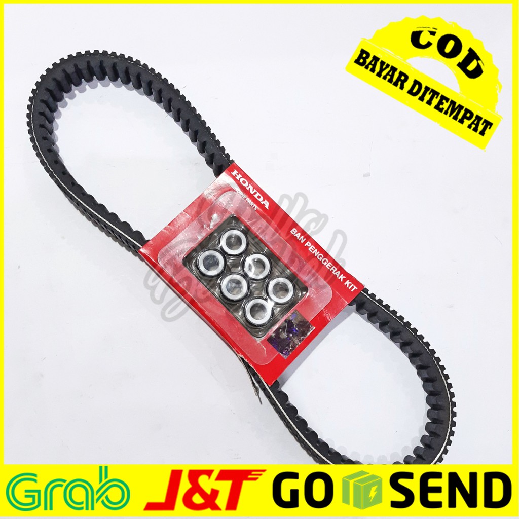 ORIGINAL : V-BELT V BELT FANBELT  Vario 125 / 150 LED Original ORI kode k35 / Paket Set Roller