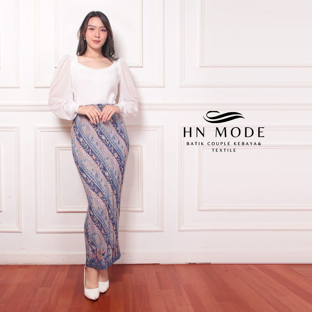 HN MODE- Rok plisket batik terbaru motif SR / rok rempel / rok span / rok batik kondangan