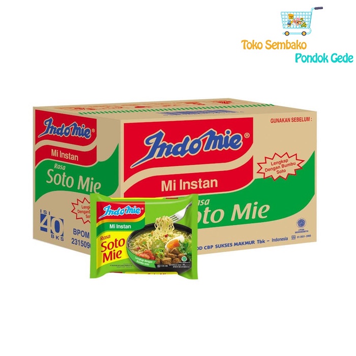 

Indomie Soto 1Dus 40pcs